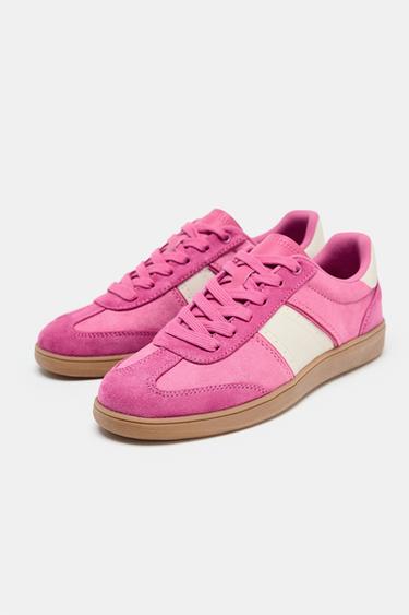 COLOURED SPORTS TRAINERS - Fuchsia by Zara - Image 4
