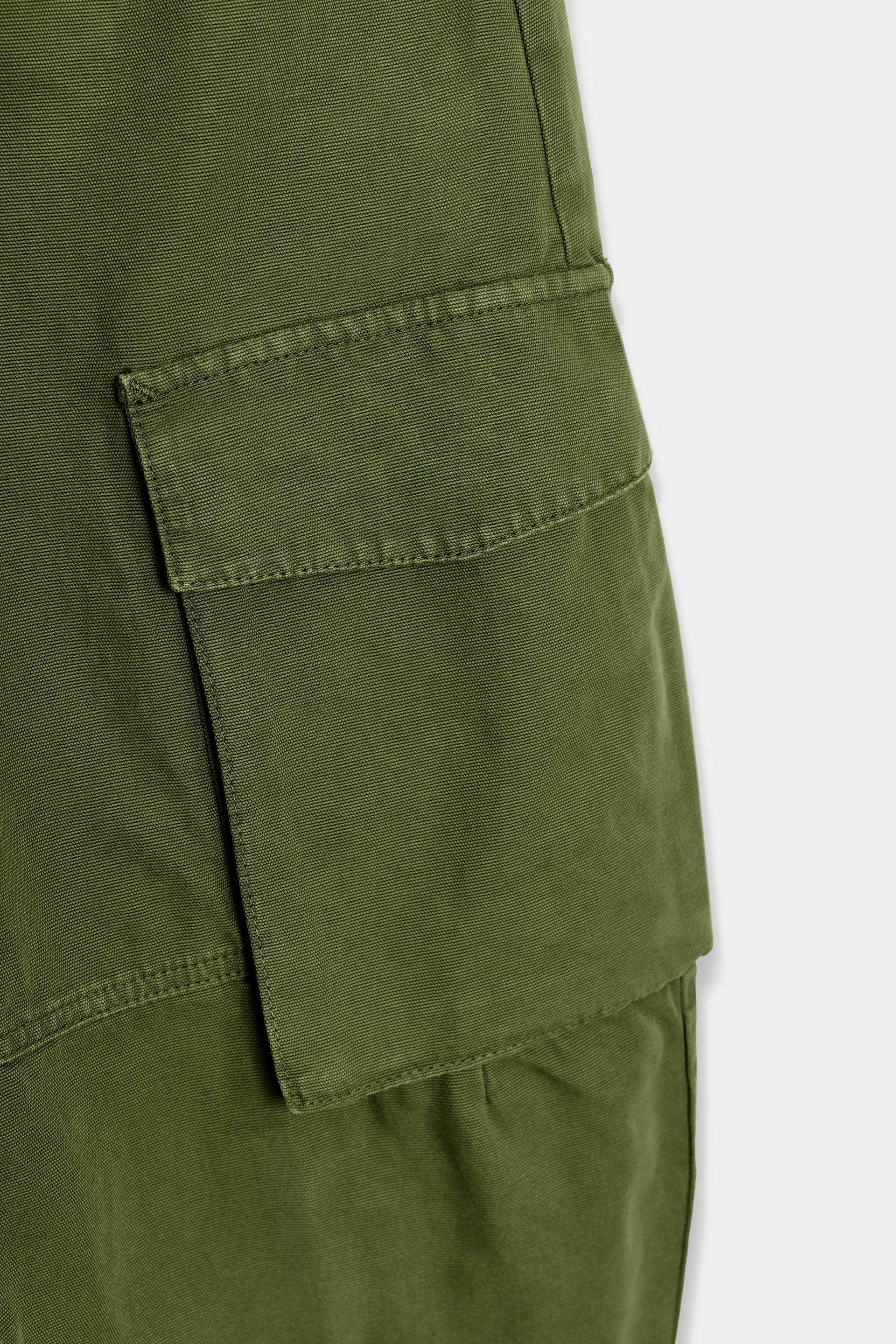 ZW COLLECTION MID-RISE CARGO CAPRI JEANS — صورة 5