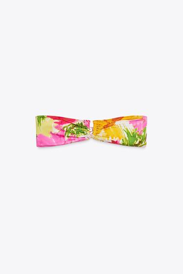 HAUT DE BIKINI IMPRIMÉ - Multicolore de Zara - Image 2