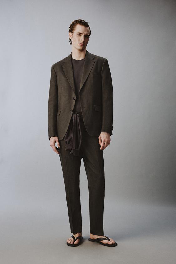 TERNO 100% LINHO - 854 da Zara - Imagem 0