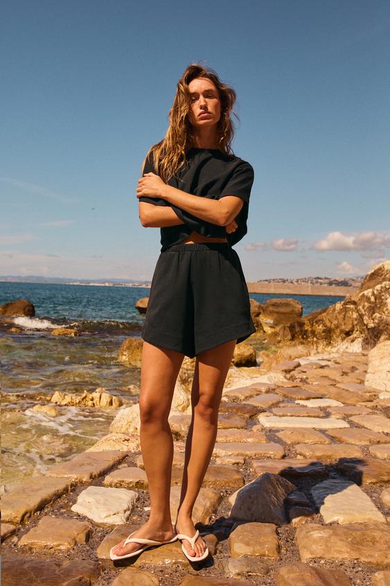 INTERLOCK LAYER T-SHIRT from Zara - $35.90