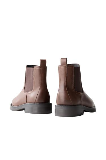 CHELSEA-STIEFELETTE - Braun von Zara