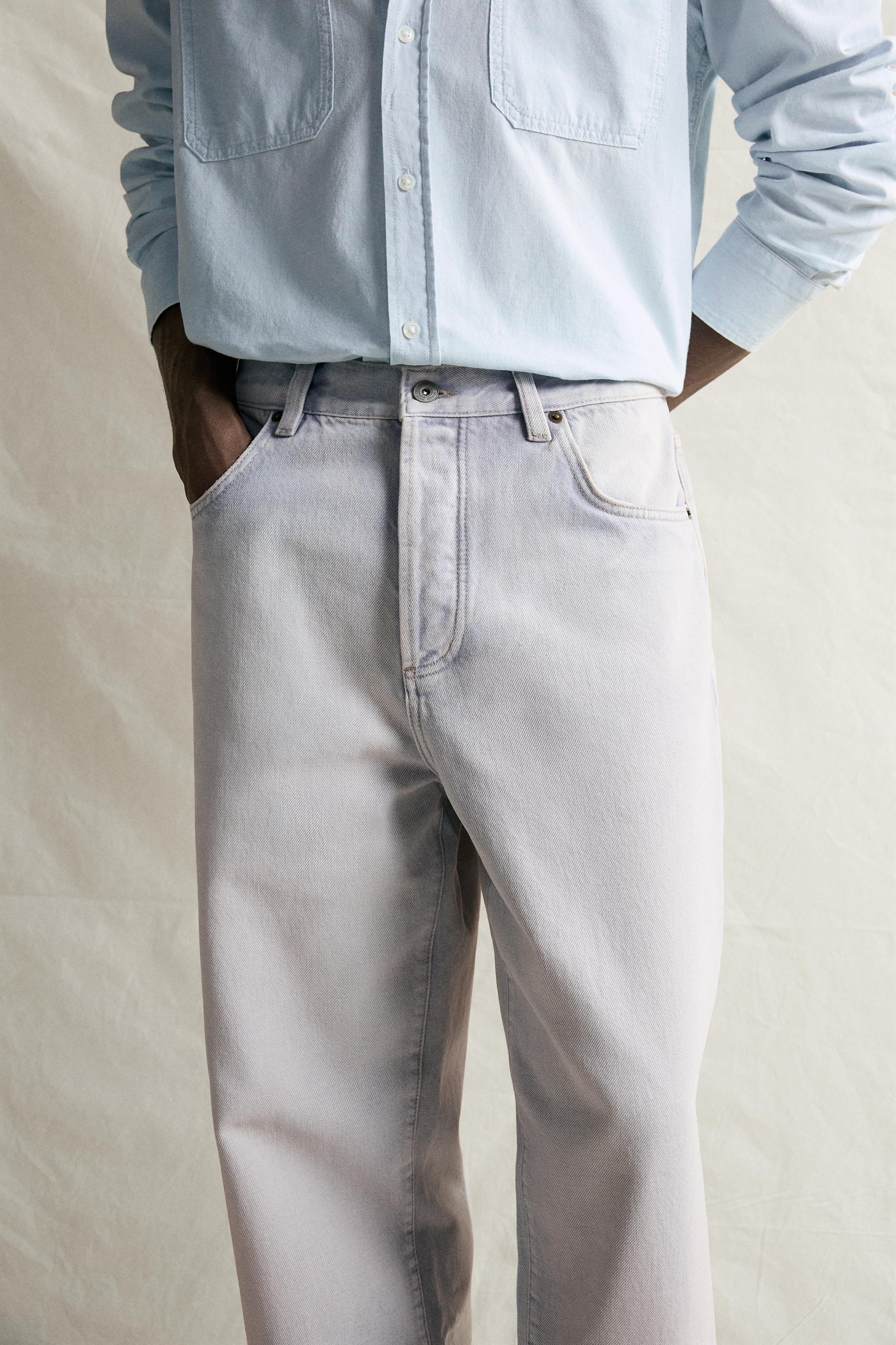 CROPPED BAGGY FIT JEANS