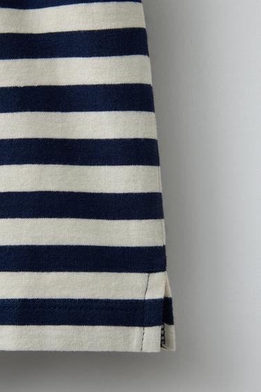 NAUTICAL STRIPE T-SHIRT - Navy blue by Zara - Image 3
