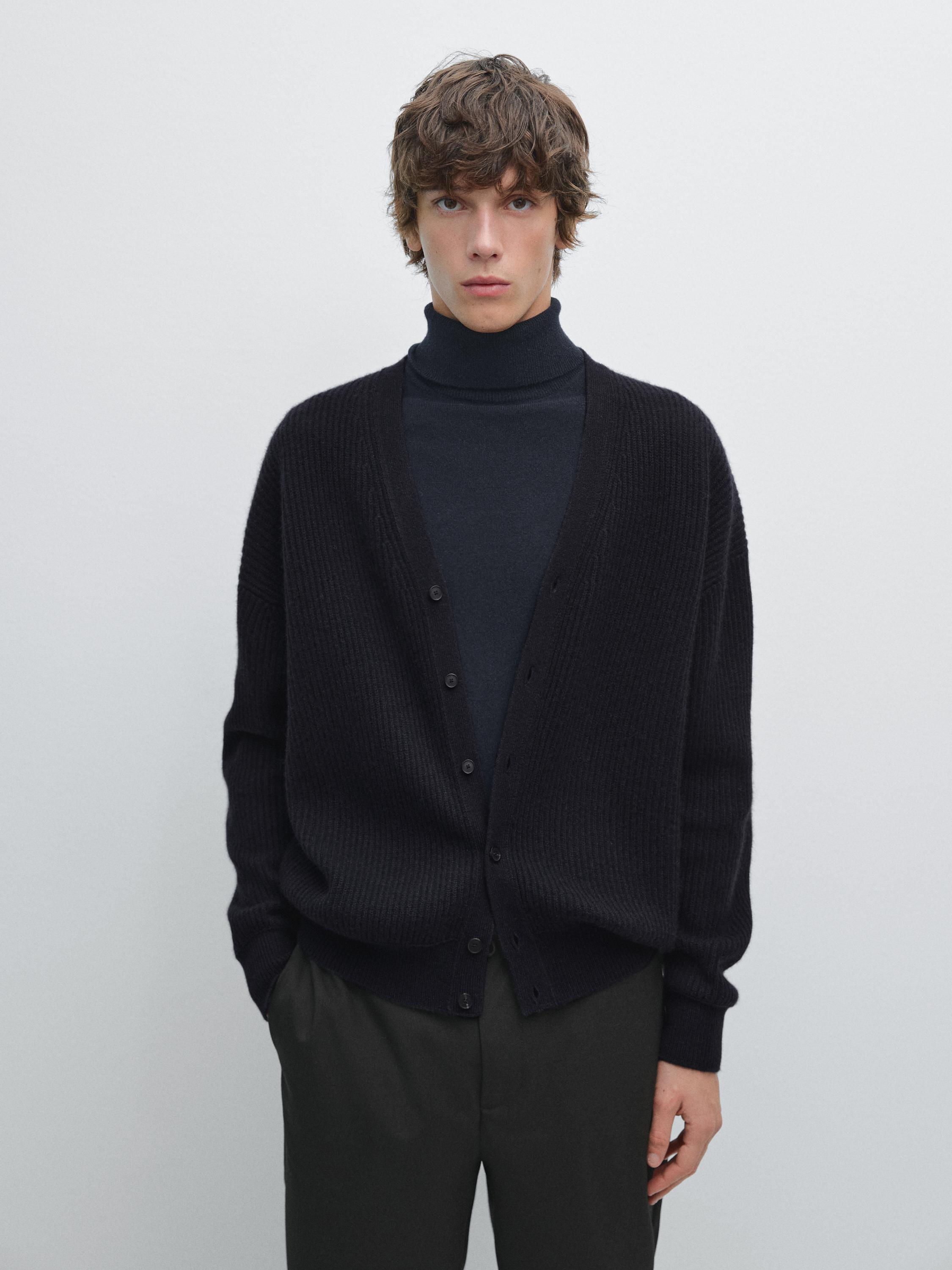 Cardigan cachemire laine