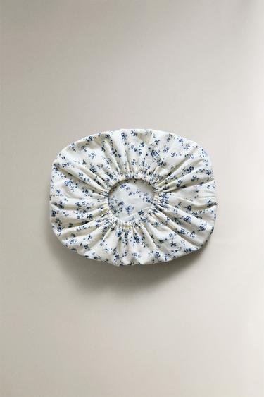BLUE FLORAL COTTON WIPE HOLDER - Blue by Zara