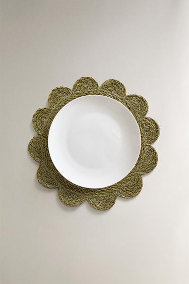 SET DE TABLE ROTIN FLEUR - Verdâtre de Zara - Image 4