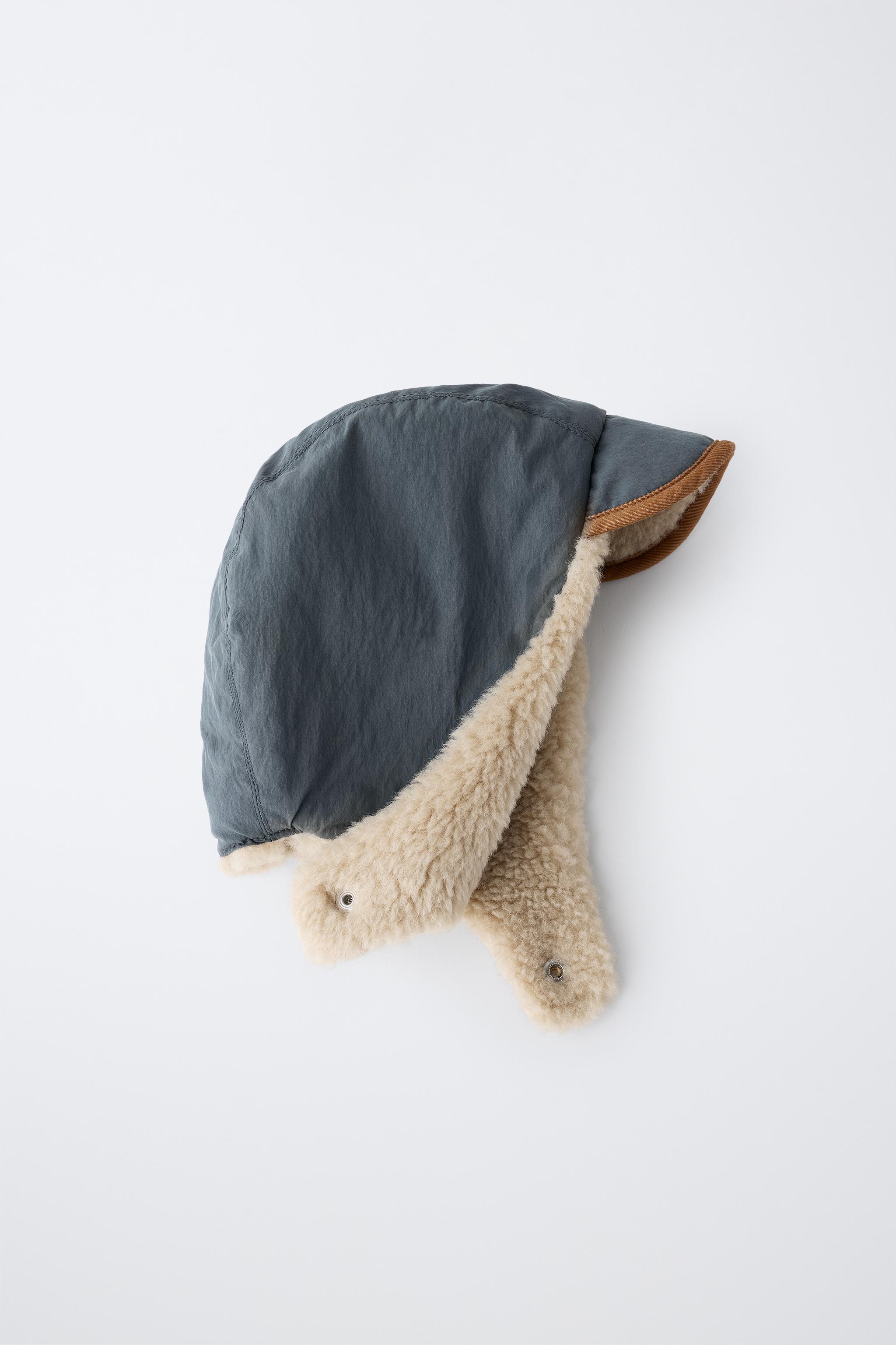 BONNET AVIATEUR EFFET FOURRURE