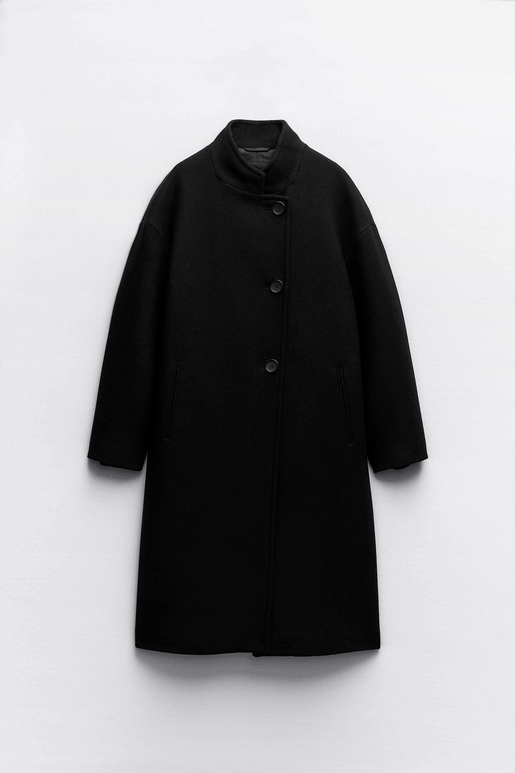ハイネック ウールブレンドセーター - ブラック | ZARA Japan / 日本