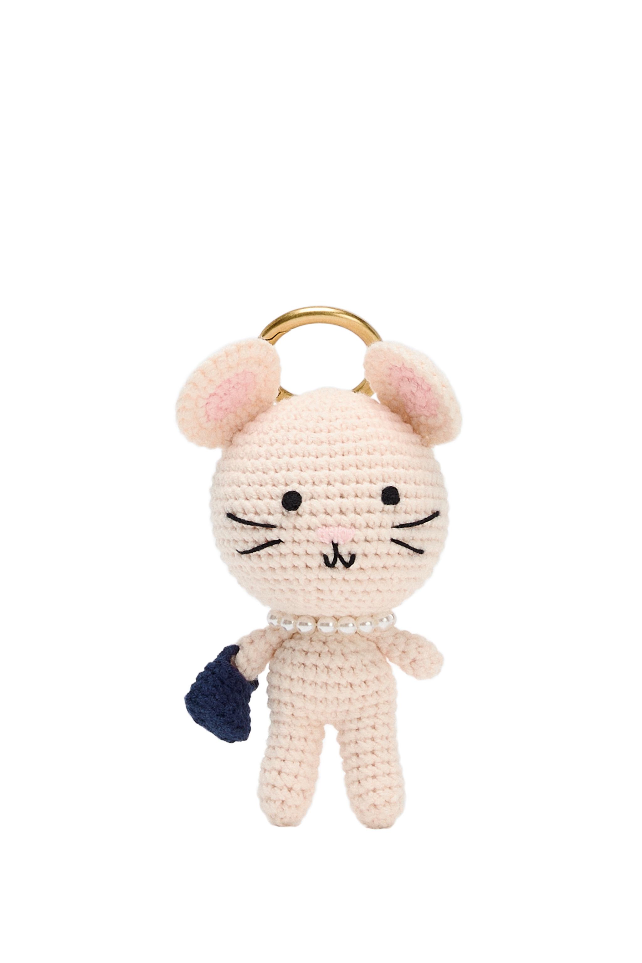 LITTLE MOUSE CHARM KEY RING SECOND HAND | Zara Preowned