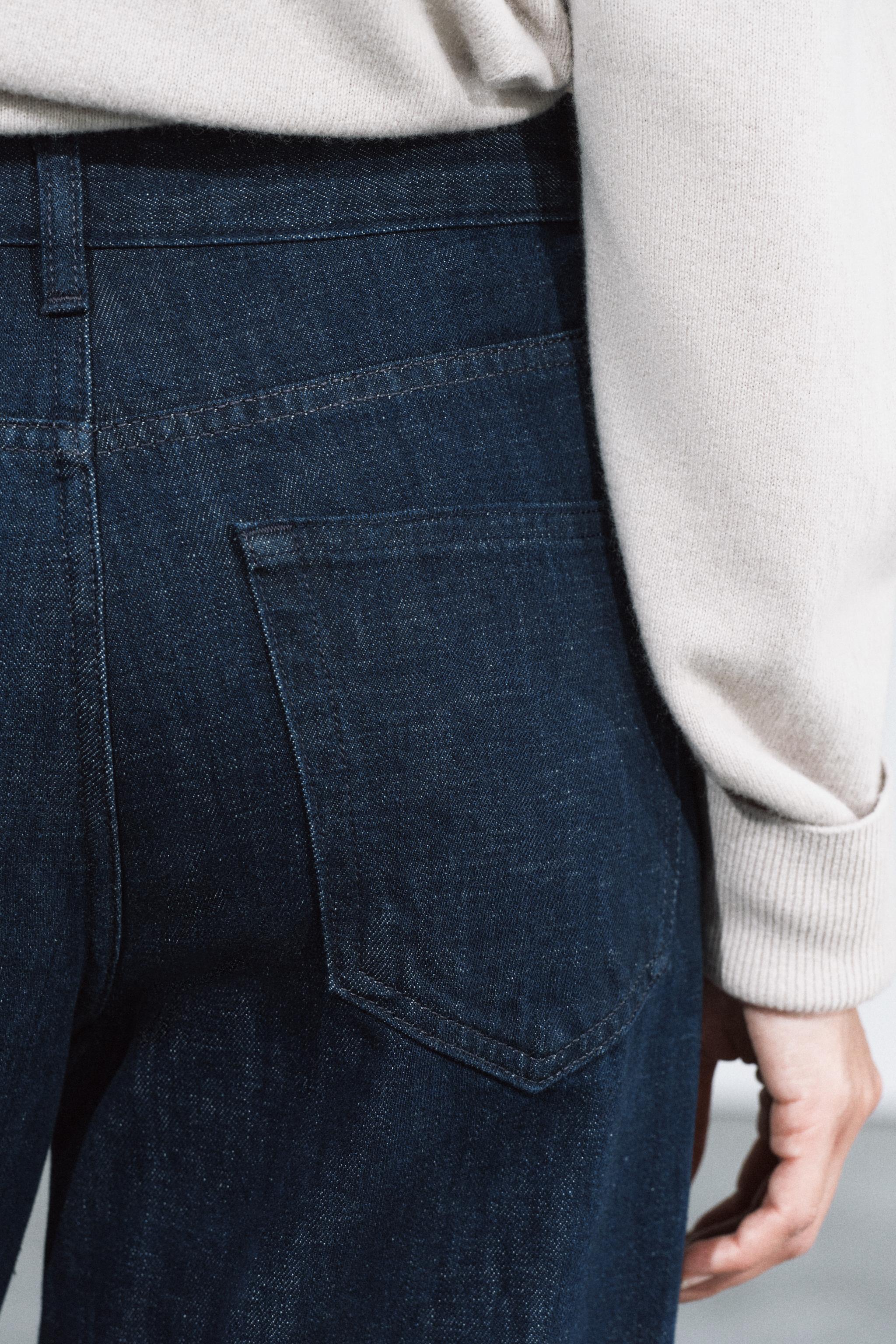 ZW COLLECTION HIGH-RISE STRAIGHT FIT JEANS