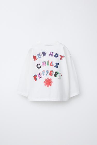レッドホットチリペッパーズ©TシャツホワイトZaraのレッドホットチリペッパーズ©Tシャツ - ホワイト 