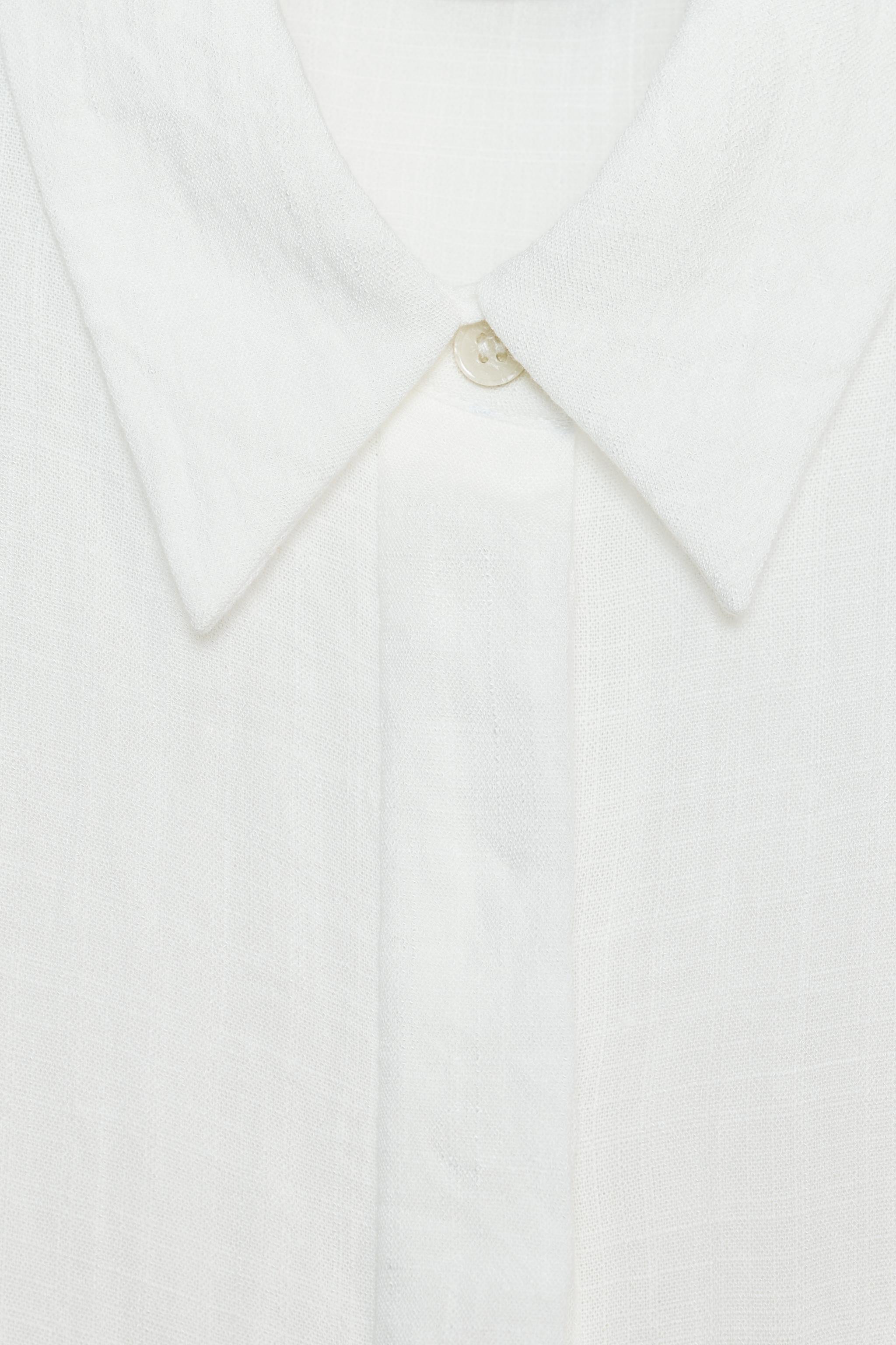 HEMSTITCH SHORT SHIRT
