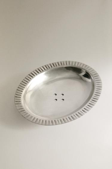 PORTE-SAVON SALLE DE BAIN MÉTAL ONDULÉ - Argent de Zara - Image 1