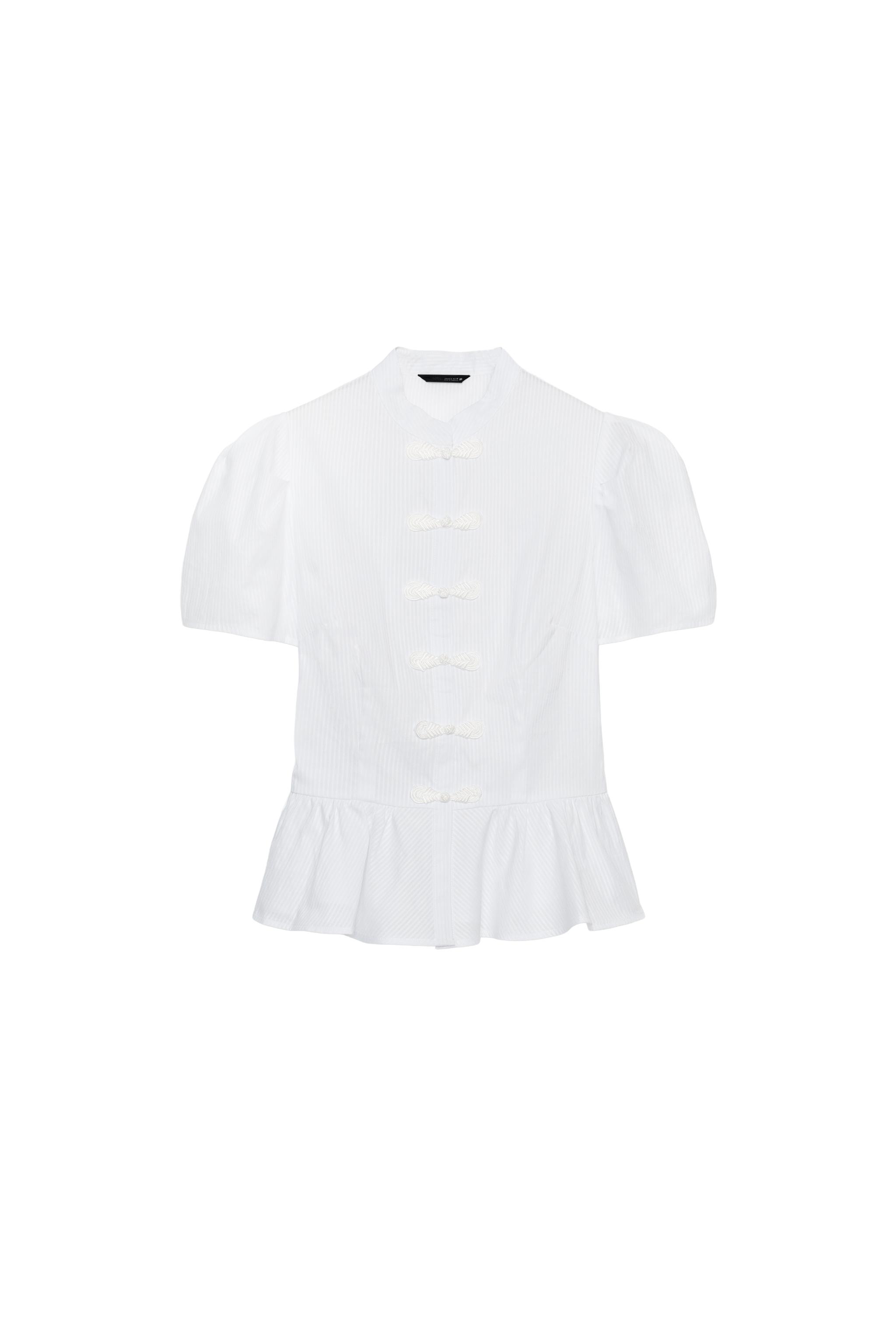 CAMISA ALAMARES PEPLUM