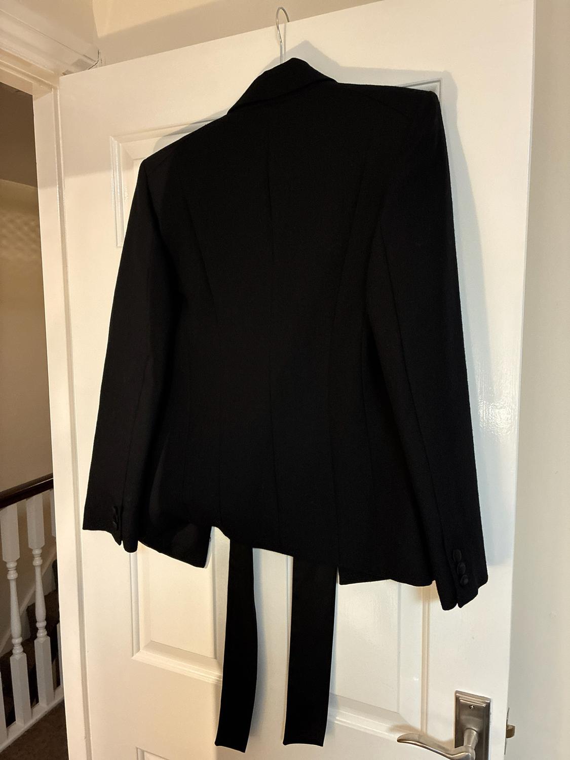 WOOL BLAZER WITH SATIN TIE - LIMITED EDITION - Image 3