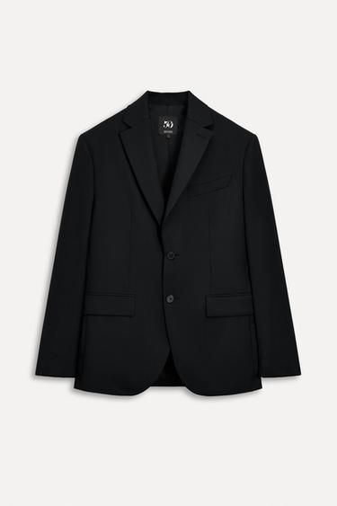 OVERSIZE WOOL BLEND BLAZER 50TH ANNIVERSARY - Black by Zara - Image 2
