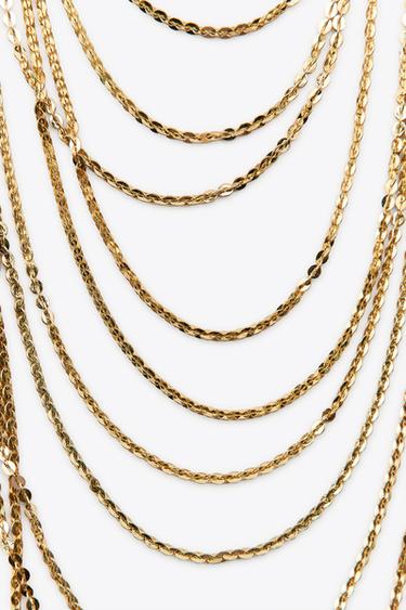 COLLIER MULTICHAÎNES - Doré de Zara - Image 2