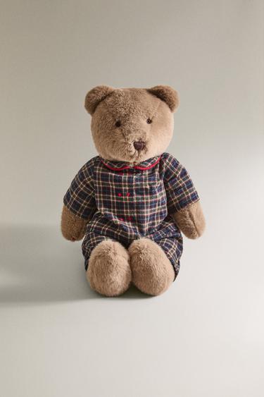 PELUCHE INFANTIL OSO NAVIDAD (38 CM) - Marrón de Zara - Imagen 0