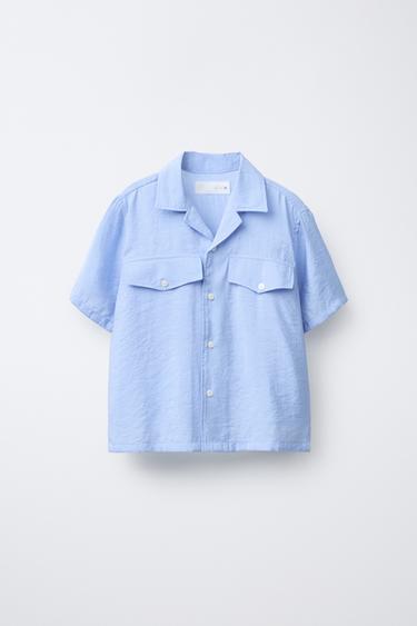 MODAL SHIRT - Blue by Zara - Image 0