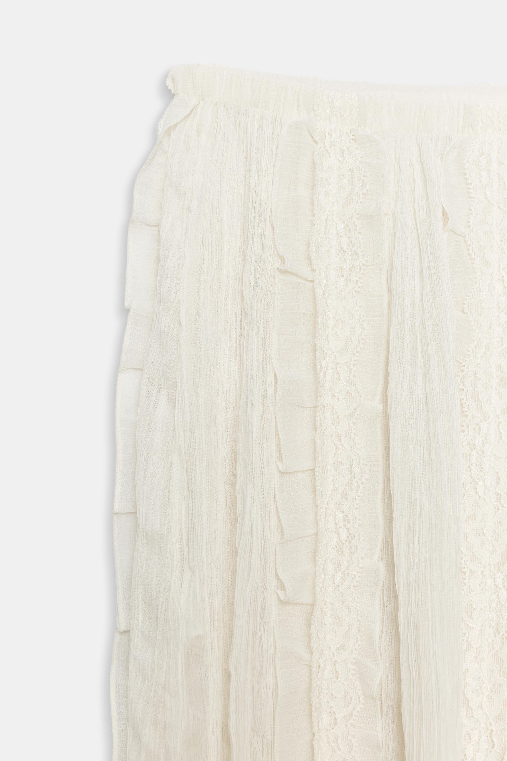 Zara Kombine Şalvar Pantolon görsel 6