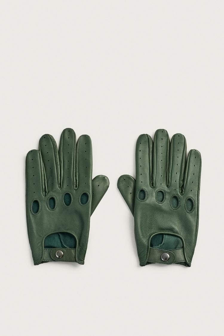 GUANTES CORTOS PIEL