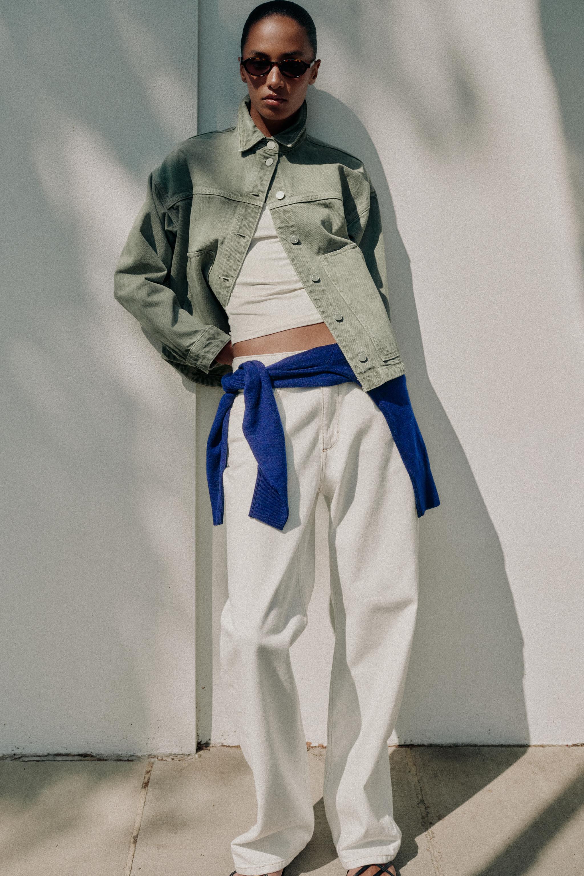 Zara Z1975 DENIM CEKET görsel 8
