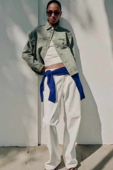 CAZADORA Z1975 DENIM - Khaki de Zara