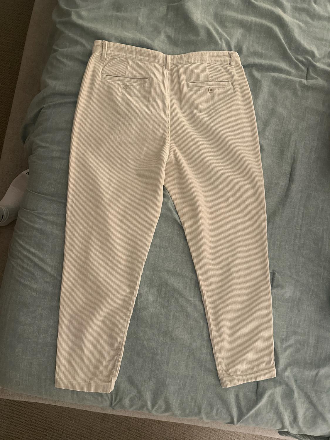PLEATED CORDUROY PANTS - Image 2