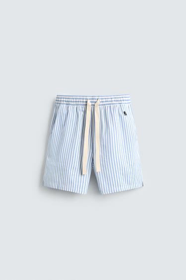 SHORT À RAYURES - Rayures de Zara - Image 7