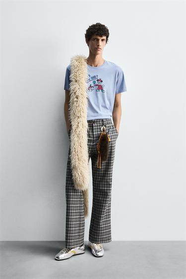 MICKEY + PLUTO T-SHIRT HARRY LAMBERT FOR ZARA X DISNEY - Sky blue by Zara - Image 0