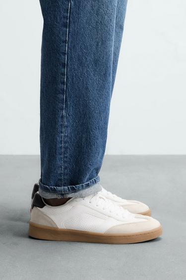 ZAPATILLA SUELA CONTRASTE - Blanco de Zara - Imagen 0