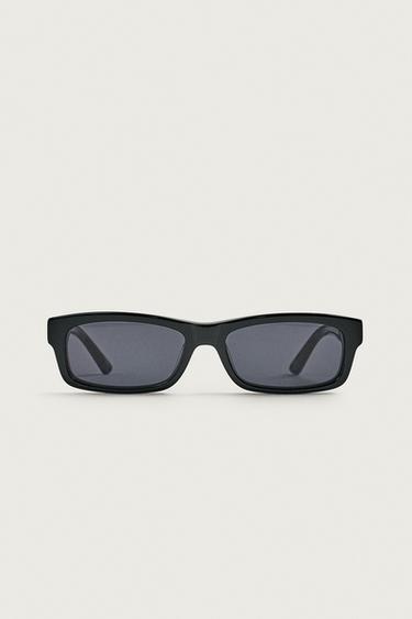 Zara RECTANGULAR SUNGLASSES - Black