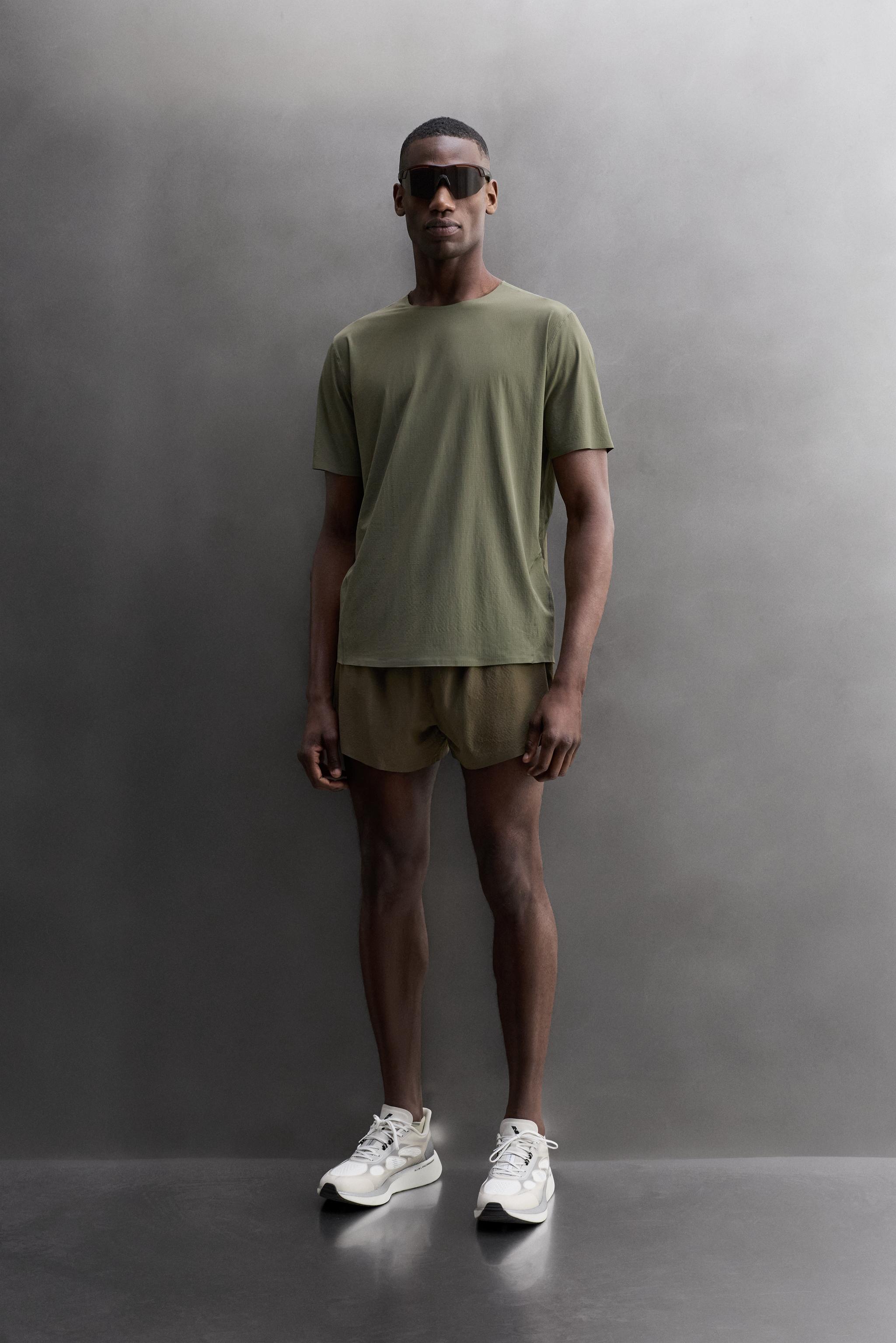 Мужские рубашки Zara TECHNICAL TEXTURED SHIRT