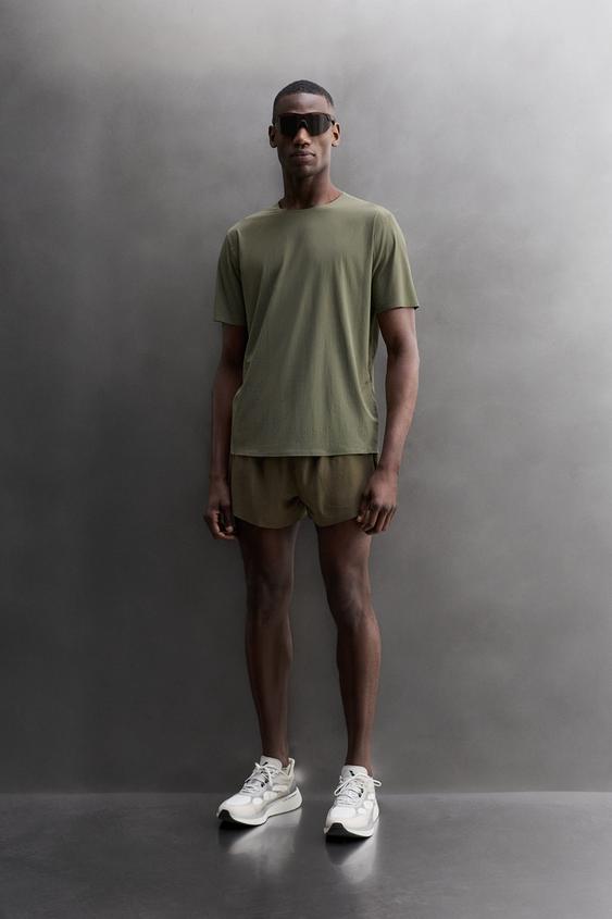 TECHNICAL STRUCTURE T-SHIRT - Anthracite grey by Zara - Image 0