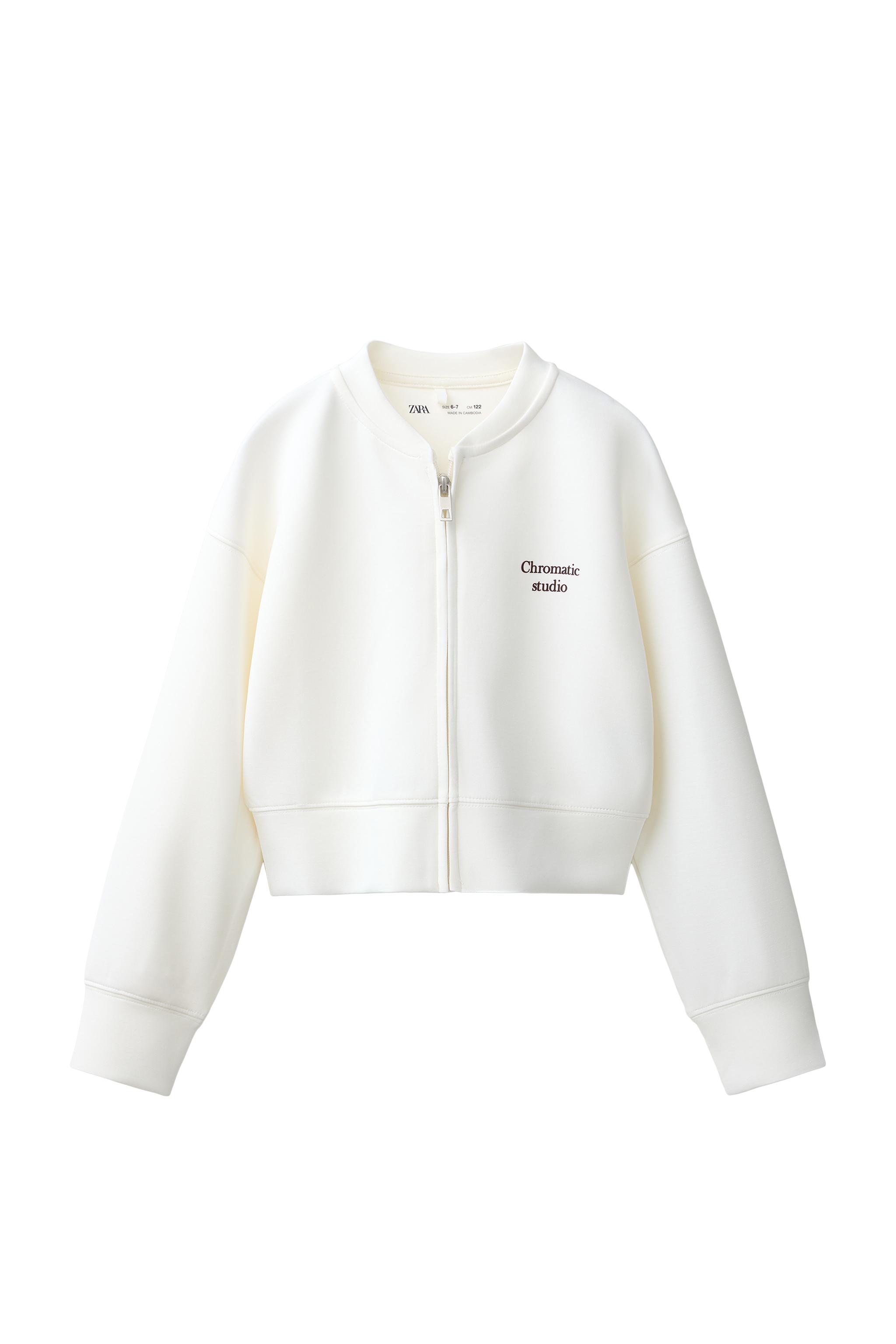 スポーティボンバージャケット - ホワイト | ZARA Japan / 日本