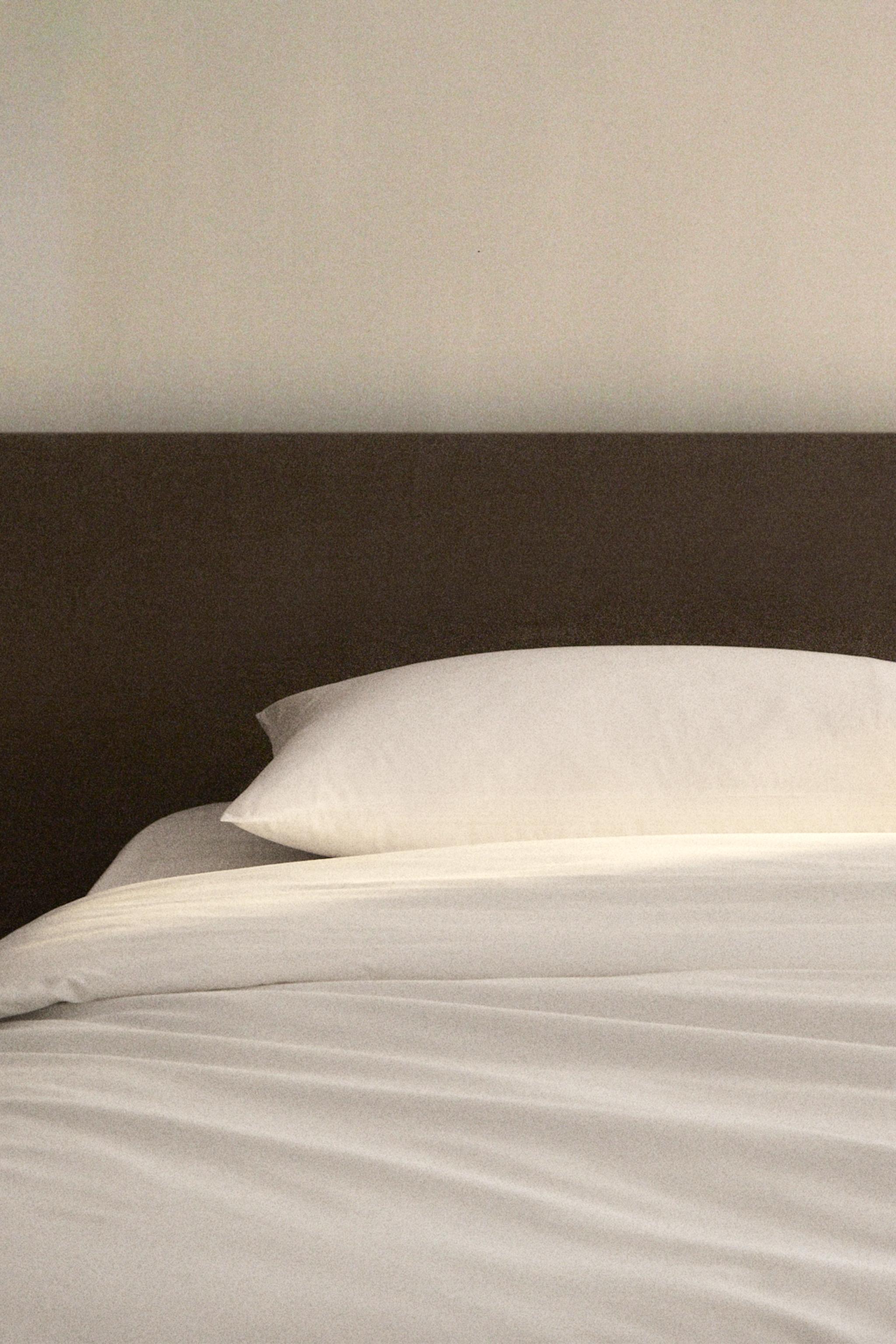 PERCALE COTTON DUVET COVER (200 THREAD COUNT) - White | ZARA