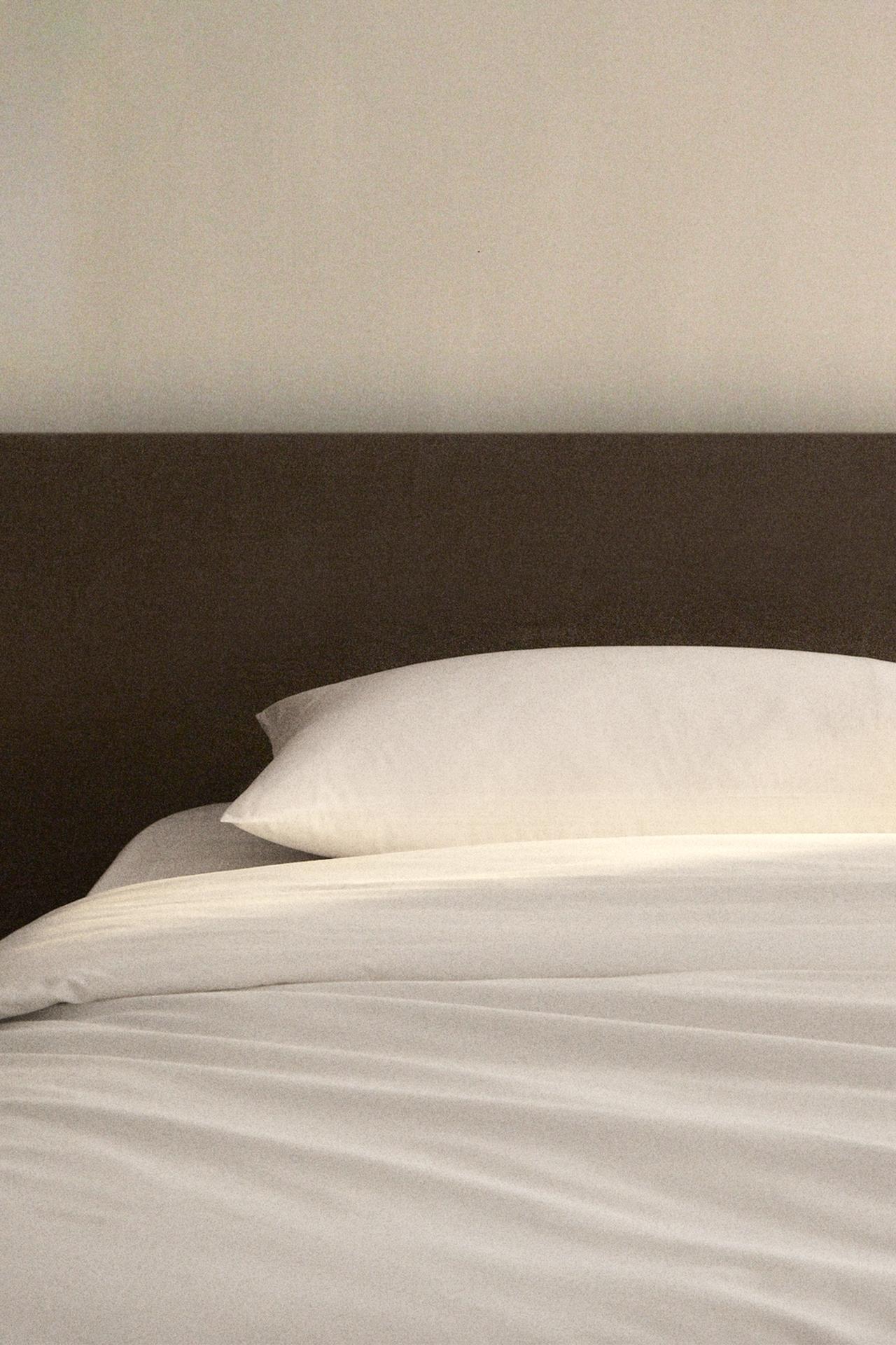 COTTON PERCALE DUVET COVER (200 THREAD COUNT) — White
