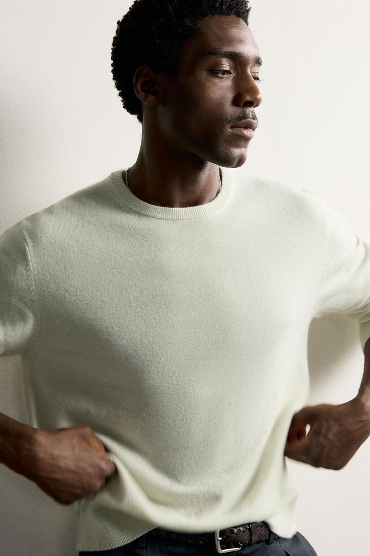 Jersey regular fit 100 cashmere