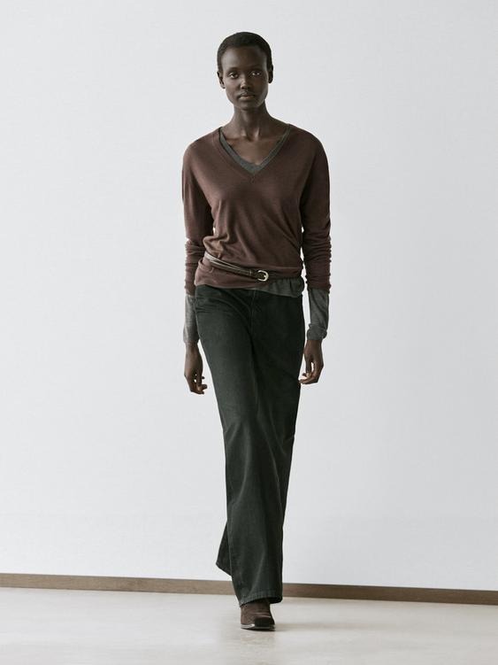 Straight-leg high-waist jeans from Zara - $130
