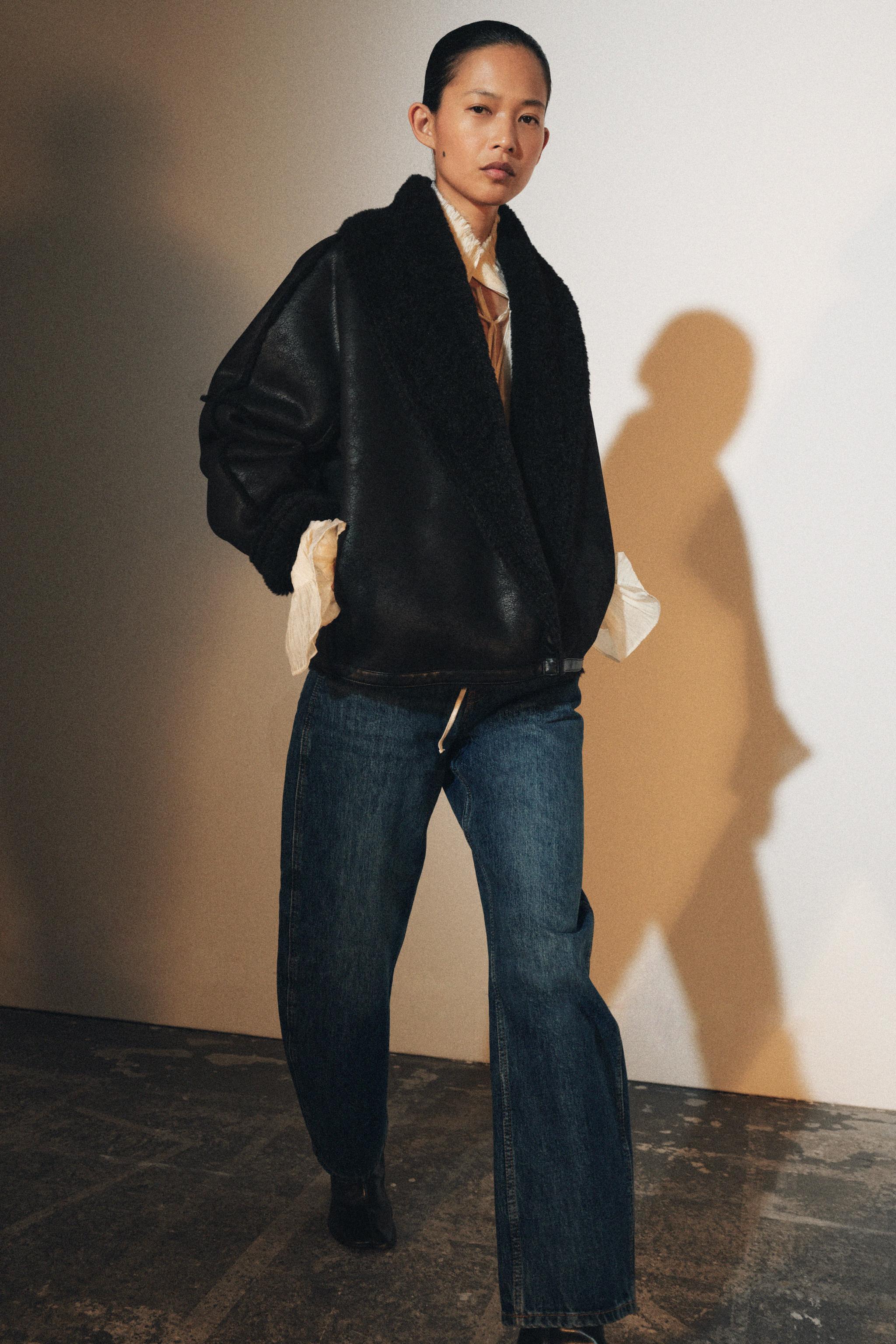 ZW COLLECTION FAUX FUR JACKET