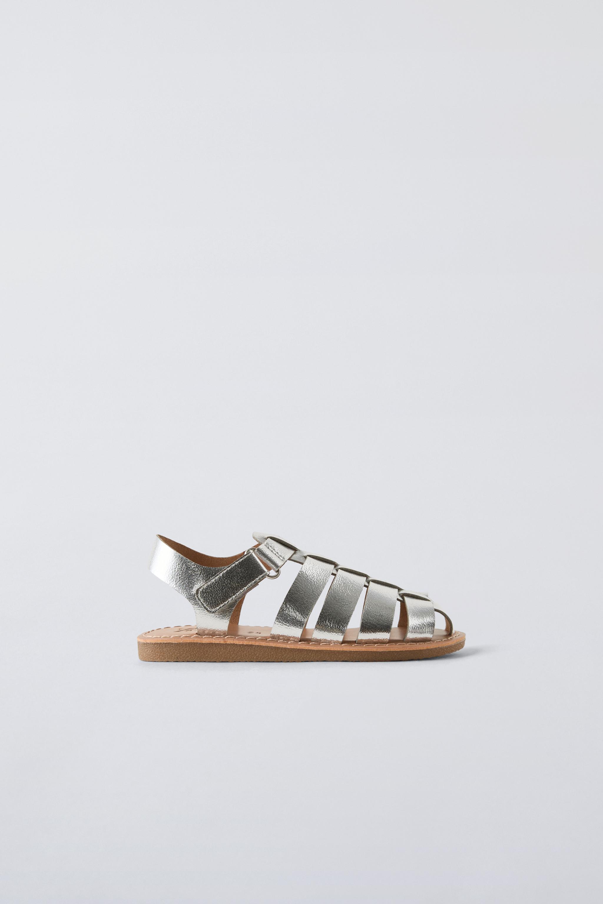 ZARA GIRLS LEATHER SANDALS outlets