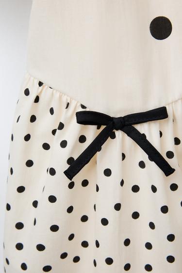 POLKA DOT DRESS - Ecru by Zara - Image 1