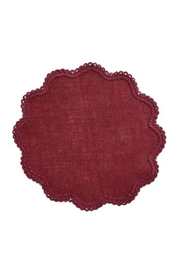 TOVAGLIETTA AMERICANA IUTA CROCHET NATALE - Rosso di Zara