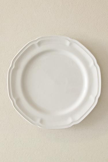 ASSIETTE PLATE PORCELAINE - Blanc de Zara - Image 4