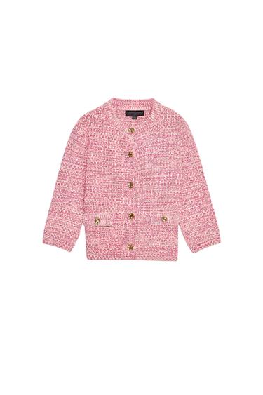 3/4 SLEEVE CARDIGAN - Pink by Zara