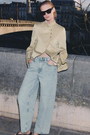 ZW COLLECTION LIMITED EDITION RUFFLE BLAZER - Beige by Zara