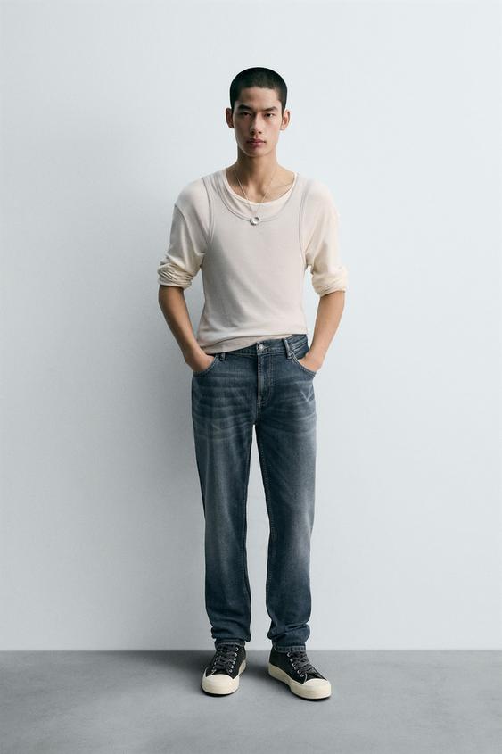 JEANS SLIM FIT - Azul de Zara - Imagen 0