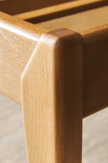 BED FRAME WITH OAK - Light beige by Zara - Image 6