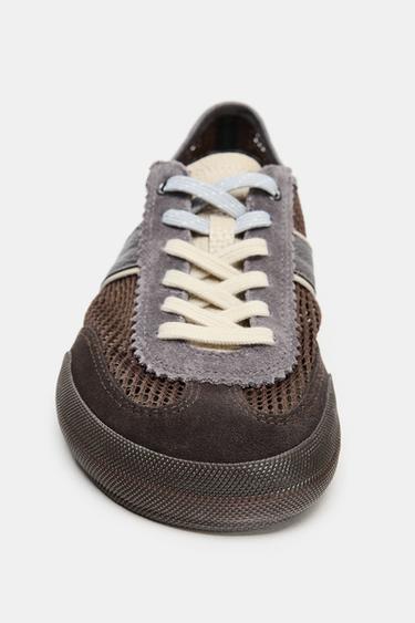 BAREFOOT MESH TRAINERS - Brown by Zara - Image 5